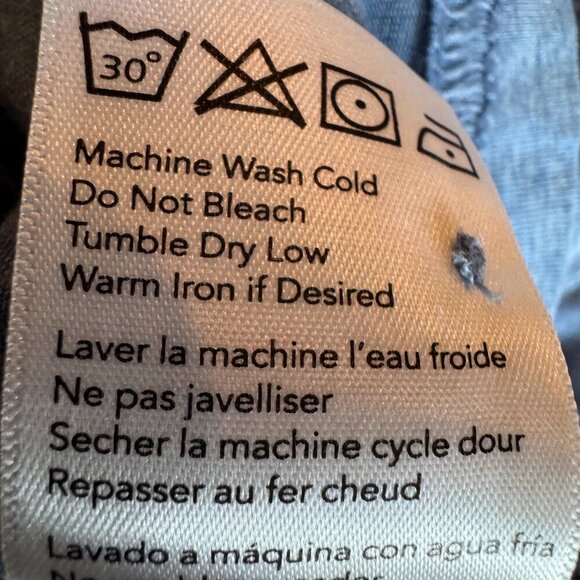 Tasc Performance men's Everywear heathered blue sustainable materials sz Medium - Picture 10 of 11